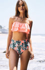 Tropical Ruffle Top 2 Piece Florida Girl Fashion Boutique