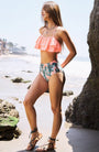 Tropical Ruffle Top 2 Piece Florida Girl Fashion Boutique