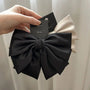 Satin Black Bow ACCITY