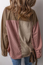 Colorblock Corduroy Shacket Florida Girl Fashion Boutique