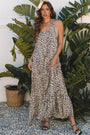 Leopard Halter Backless Maxi Florida Girl Fashion Boutique
