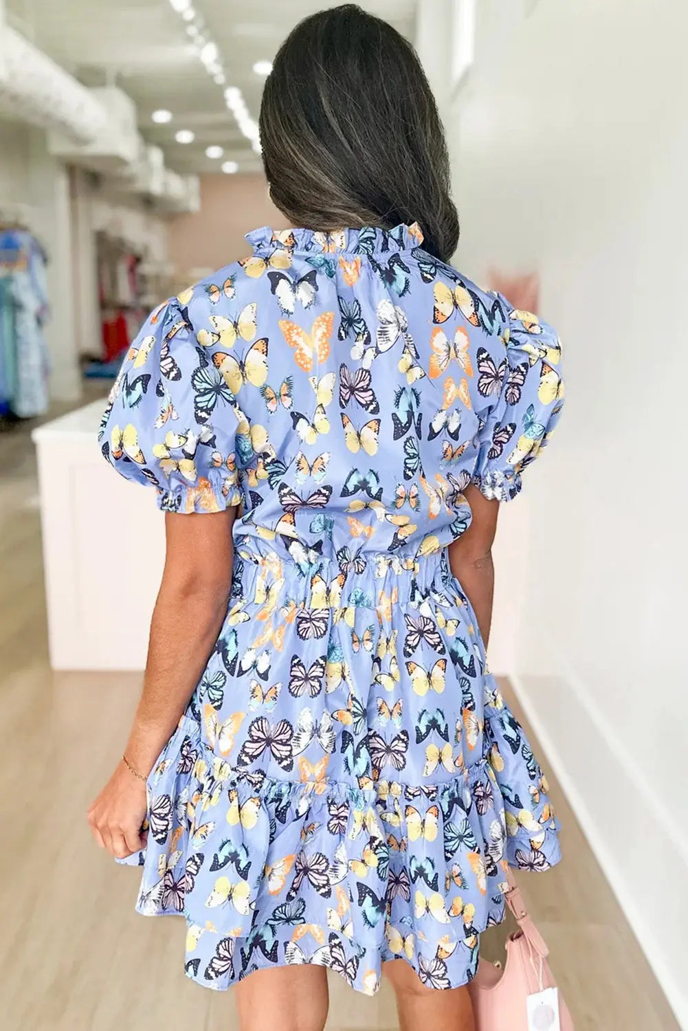Butterfly Bliss Ruffle Dress Florida Girl Fashion Boutique