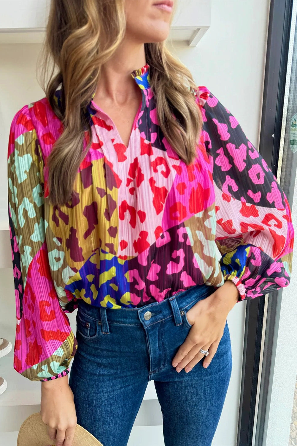Colorful Leopard Top Florida Girl Fashion Boutique