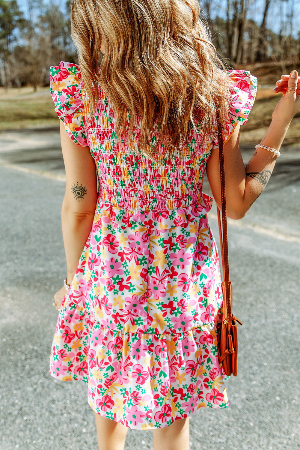 Smocked Bodice Ruffle Dress Florida Girl Fashion Boutique