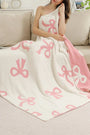 Bow Print Cozy Throw Florida Girl Fashion Boutique