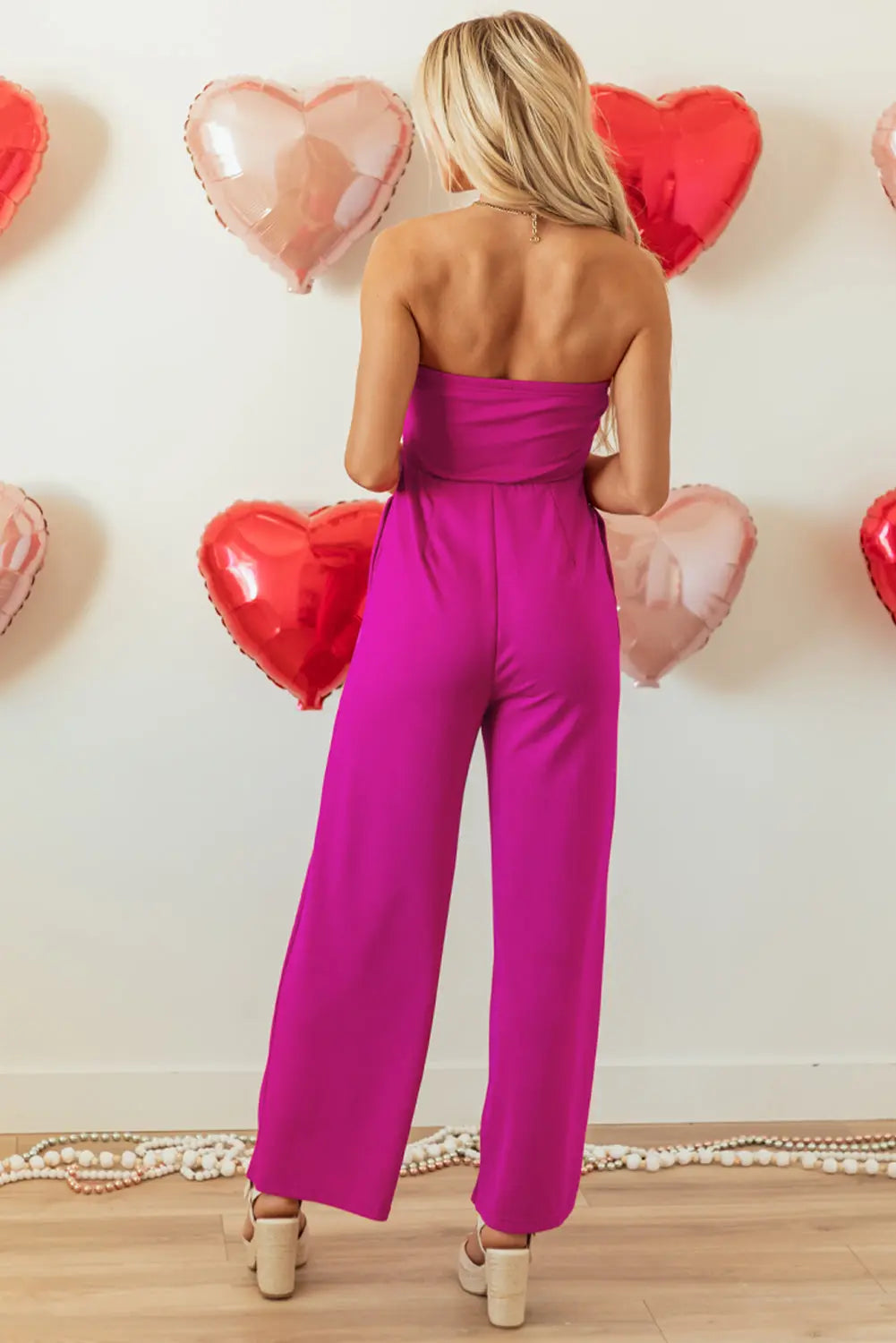 Bowknot Strapless Jumpsuit Florida Girl Fashion Boutique