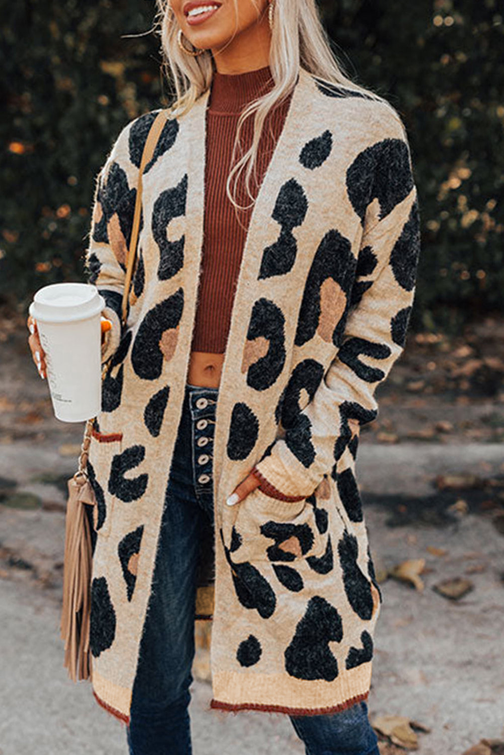Leopard Print Midi Cardigan Florida Girl Fashion Boutique