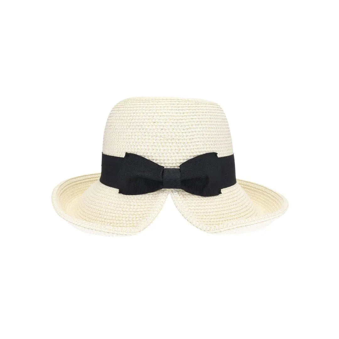 Bow Adorned Cloche Bucket Sunhat C.C Beanie