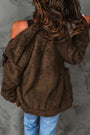 Brown Fuzzy Jacket Florida Girl Fashion Boutique