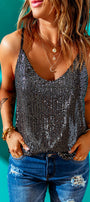 Sequin Tank Florida Girl Fashion Boutique