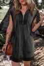 Casual Zip Front Sleeveless Dress Florida Girl Fashion Boutique