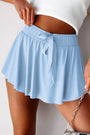 Drawstring High Waist Lined Tennis Skort Florida Girl Fashion Boutique
