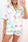 Colorful Bow Pj Set Florida Girl Fashion Boutique