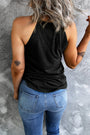 Black Halter Tank Florida Girl Fashion Boutique