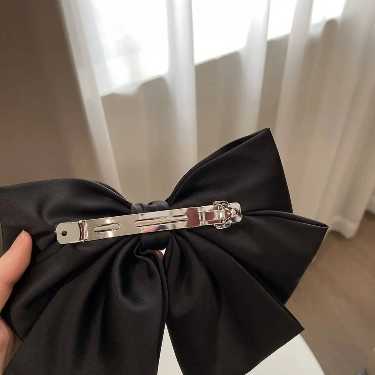 Satin Black Bow ACCITY