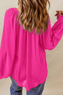 Rose V Neck Blouse Florida Girl Fashion Boutique