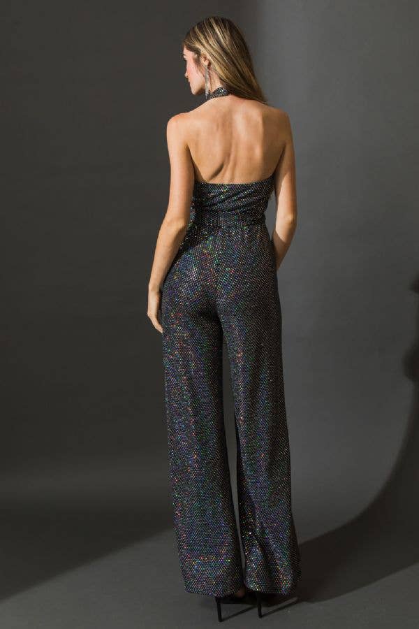 Halo Black Jumpsuit FLYING TOMATO