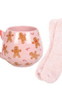 Christmas Gingerbread Mug and Socks Set Something Different Wholesale