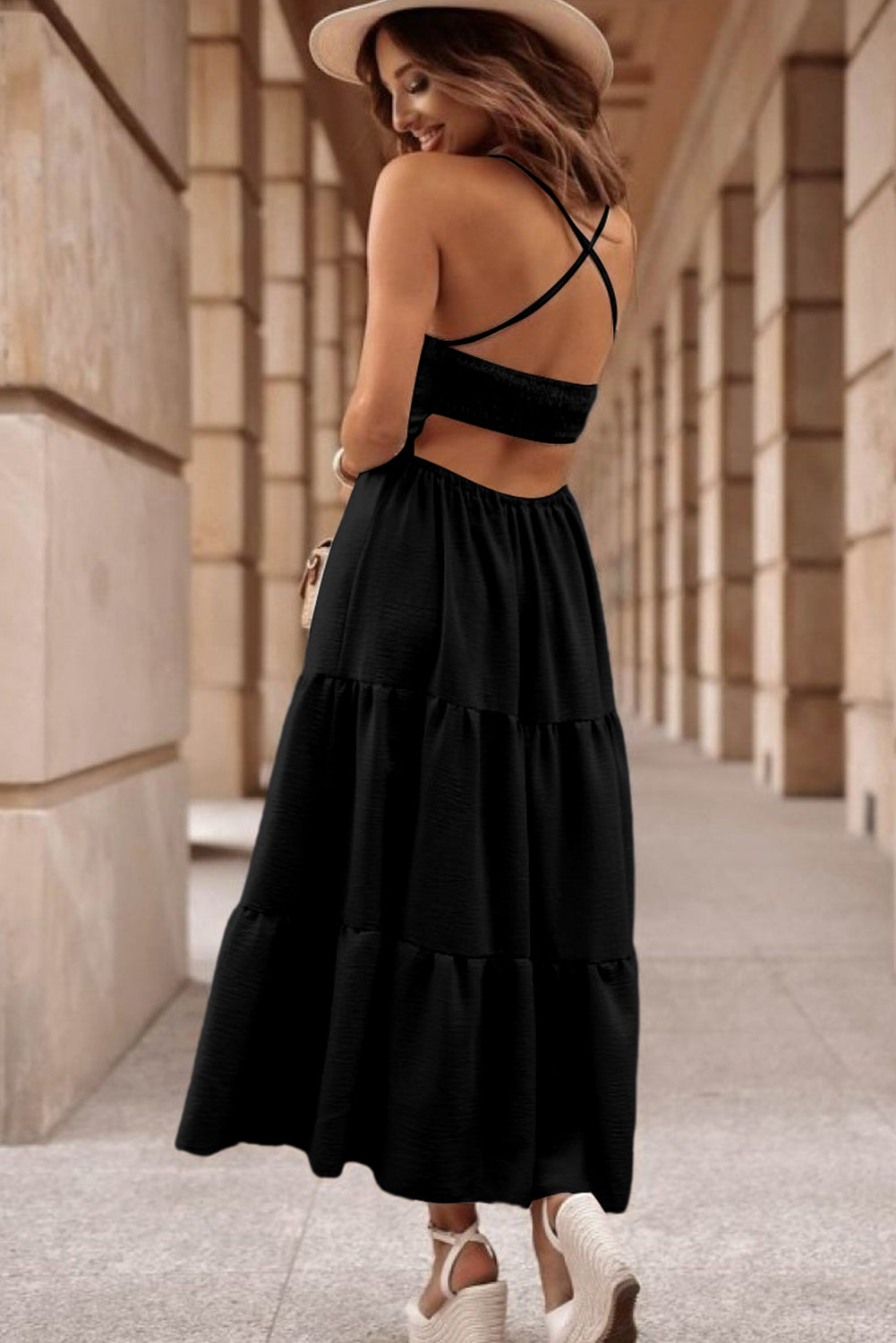 Crossover Tiered Maxi Florida Girl Fashion Boutique