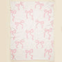Bows Terry Cloth Blanket Frem