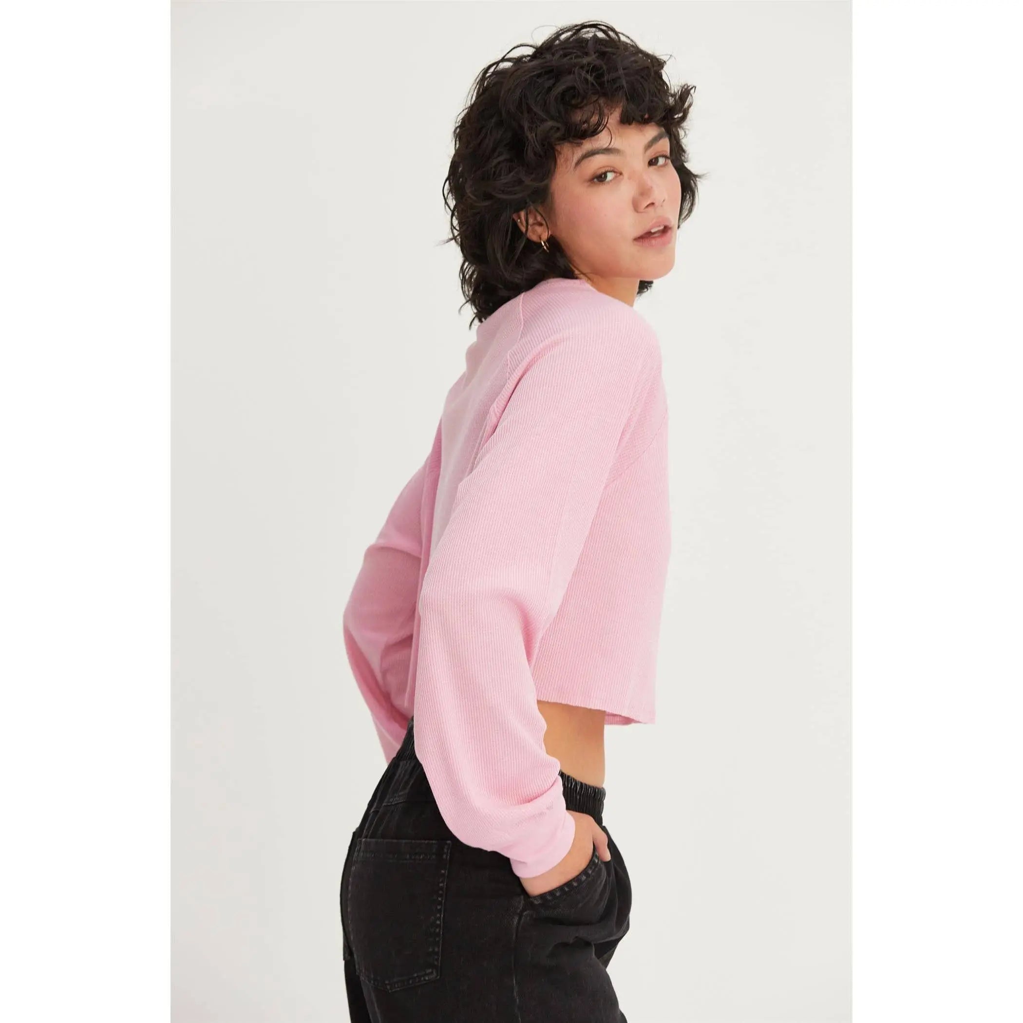 Raglan Sleeve Crop Top HYFVE