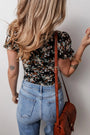 Black Floral Bodysuit Florida Girl Fashion Boutique