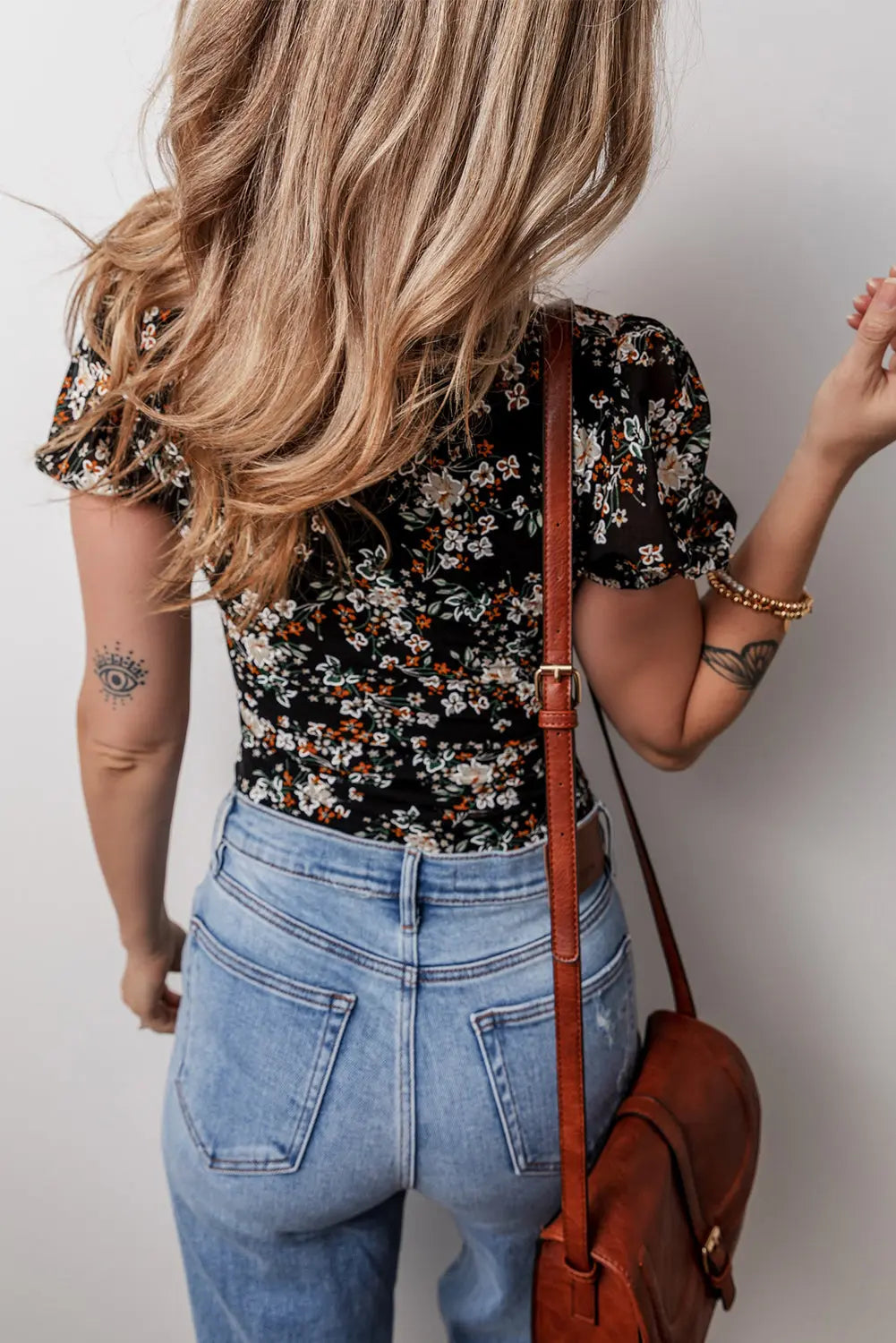 Black Floral Bodysuit Florida Girl Fashion Boutique