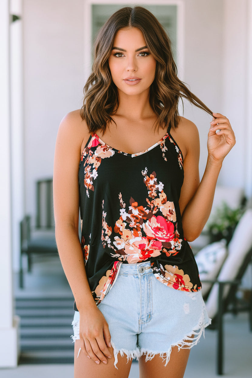 Floral Print Tank Florida Girl Fashion Boutique