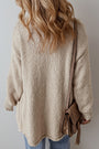 Oatmeal Drop Shoulder Cardi Florida Girl Fashion Boutique