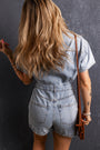 Vintage Washed Denim Romper Florida Girl Fashion Boutique