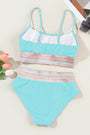 Teal Banded Bikini Florida Girl Fashion Boutique