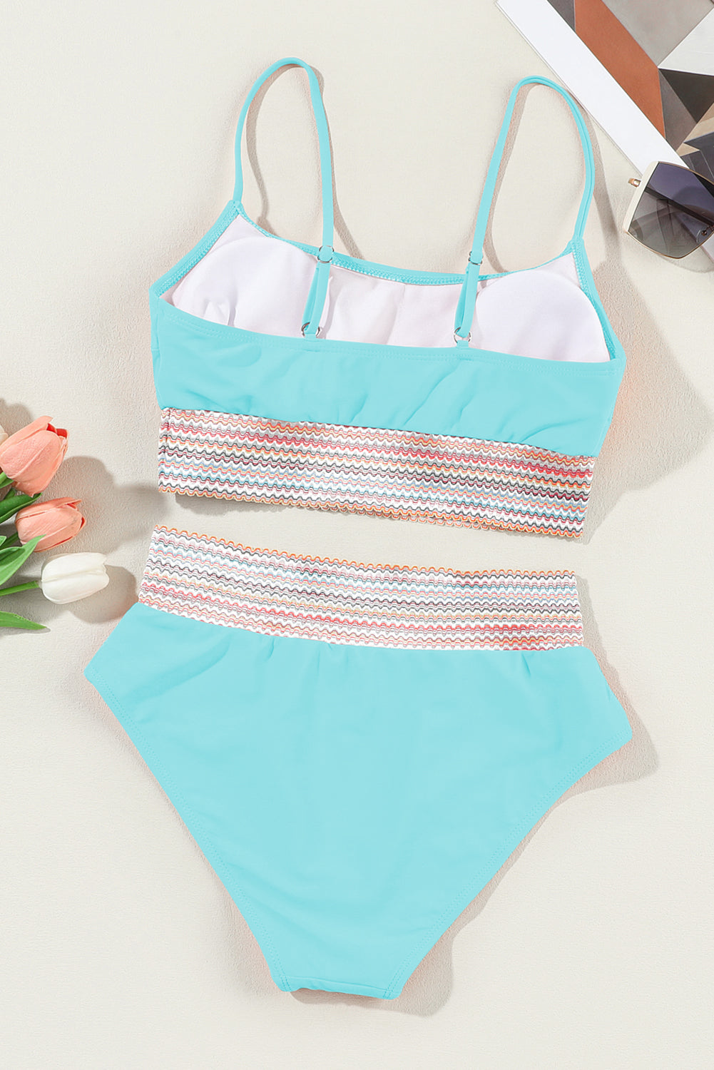 Teal Banded Bikini Florida Girl Fashion Boutique