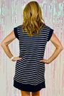 Quarter Zip Striped Dress Florida Girl Fashion Boutique