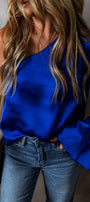 Satin One Shoulder Top Florida Girl Fashion Boutique