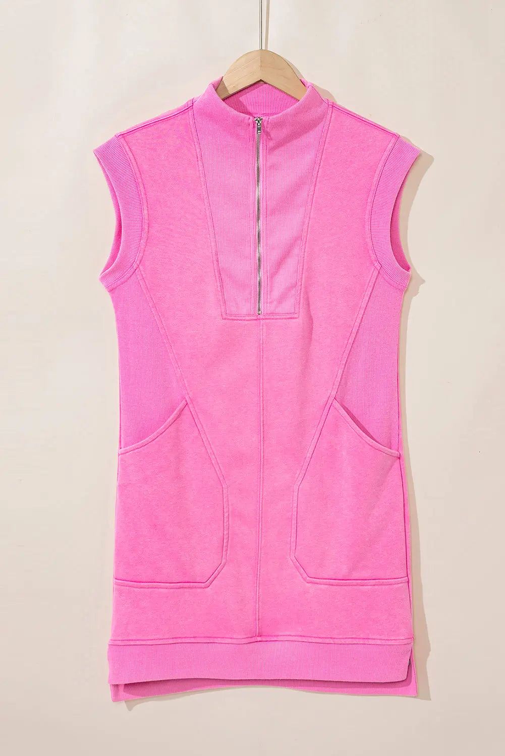 Casual Zip Front Sleeveless Dress Florida Girl Fashion Boutique