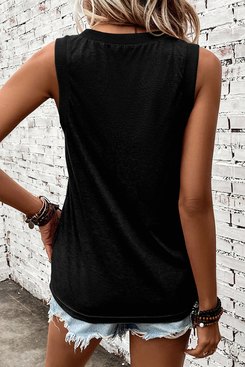 Ribbed Neck Tank Florida Girl Fashion Boutique
