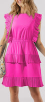 Bold & Playful Ruffle Tiered Dress Florida Girl Fashion Boutique