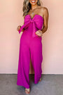 Bowknot Strapless Jumpsuit Florida Girl Fashion Boutique