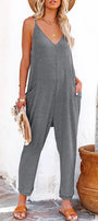 Waffle Knit Jumpsuit Florida Girl Fashion Boutique