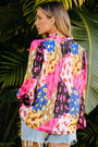 Colorful Leopard Top Florida Girl Fashion Boutique