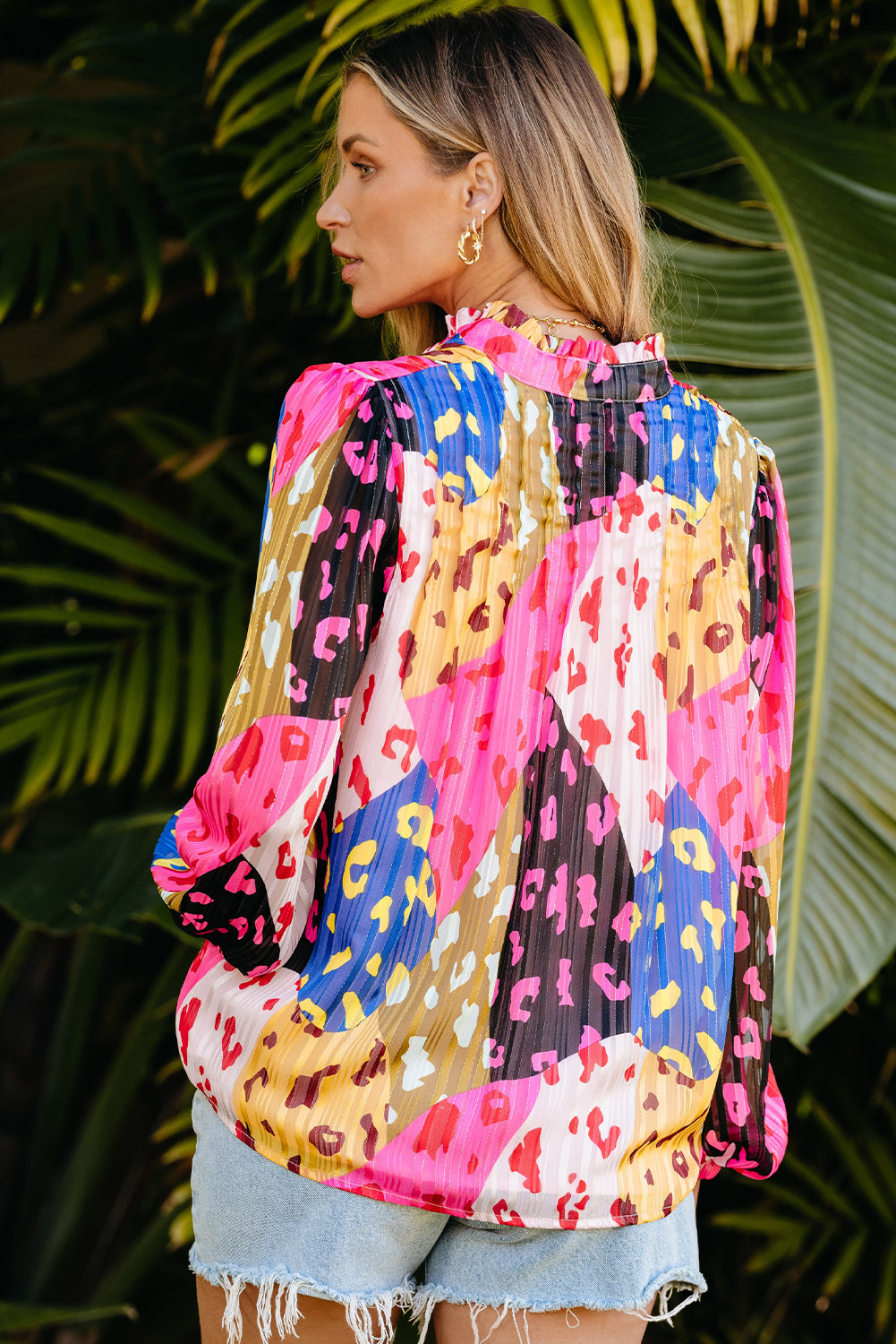 Colorful Leopard Top Florida Girl Fashion Boutique