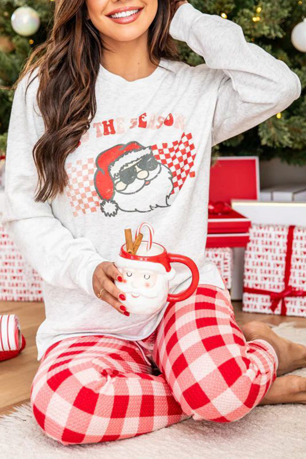 Vintage Santa Pj Set Florida Girl Fashion Boutique