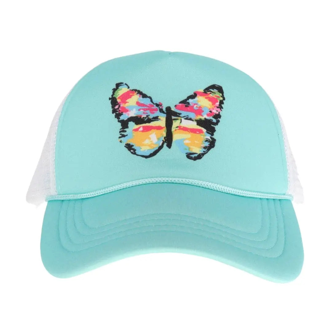 Multicolored Abstract Butterfly C.C Ball Cap GBA02 C.C Beanie