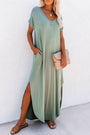 Side Split T-Shirt Dress Florida Girl Fashion Boutique