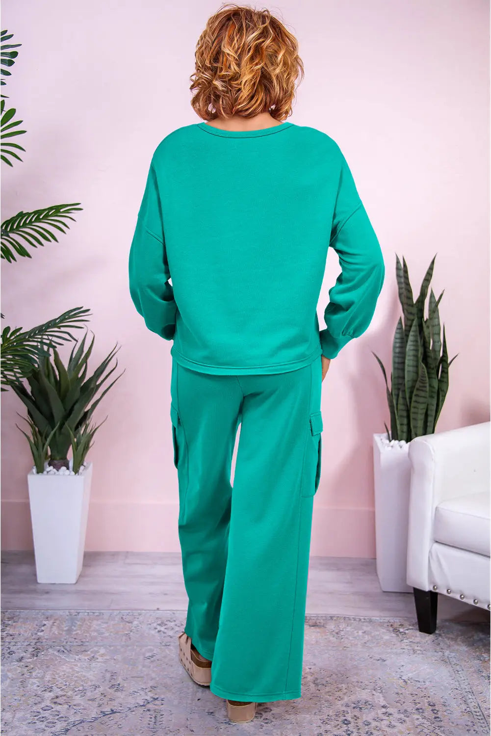 Pullover Top and Cargo Pants Set Florida Girl Fashion Boutique