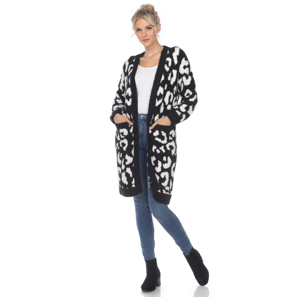 Leopard Sherpa Cardigan Florida Girl Fashion Boutique