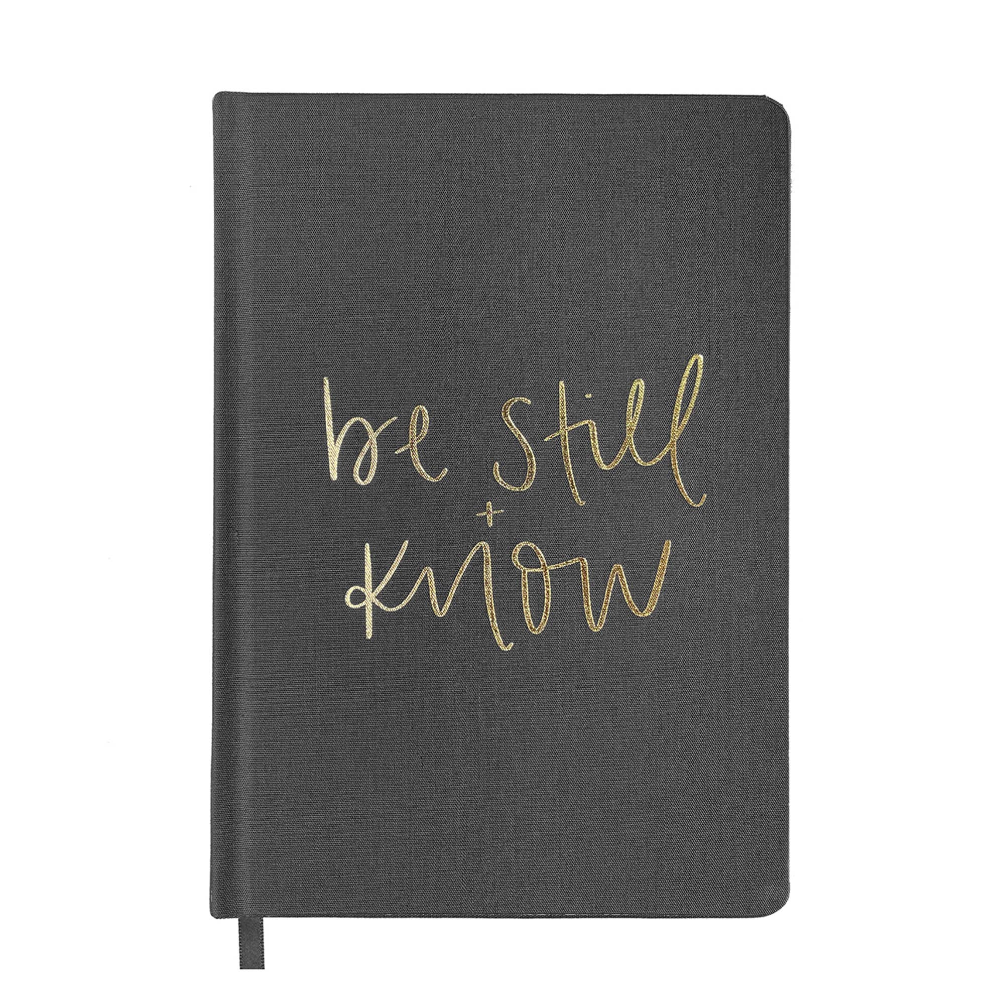 Be Still and Know Fabric Journal Sweet Water Decor