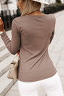 Khaki Ribbed Pocket Top Florida Girl Fashion Boutique