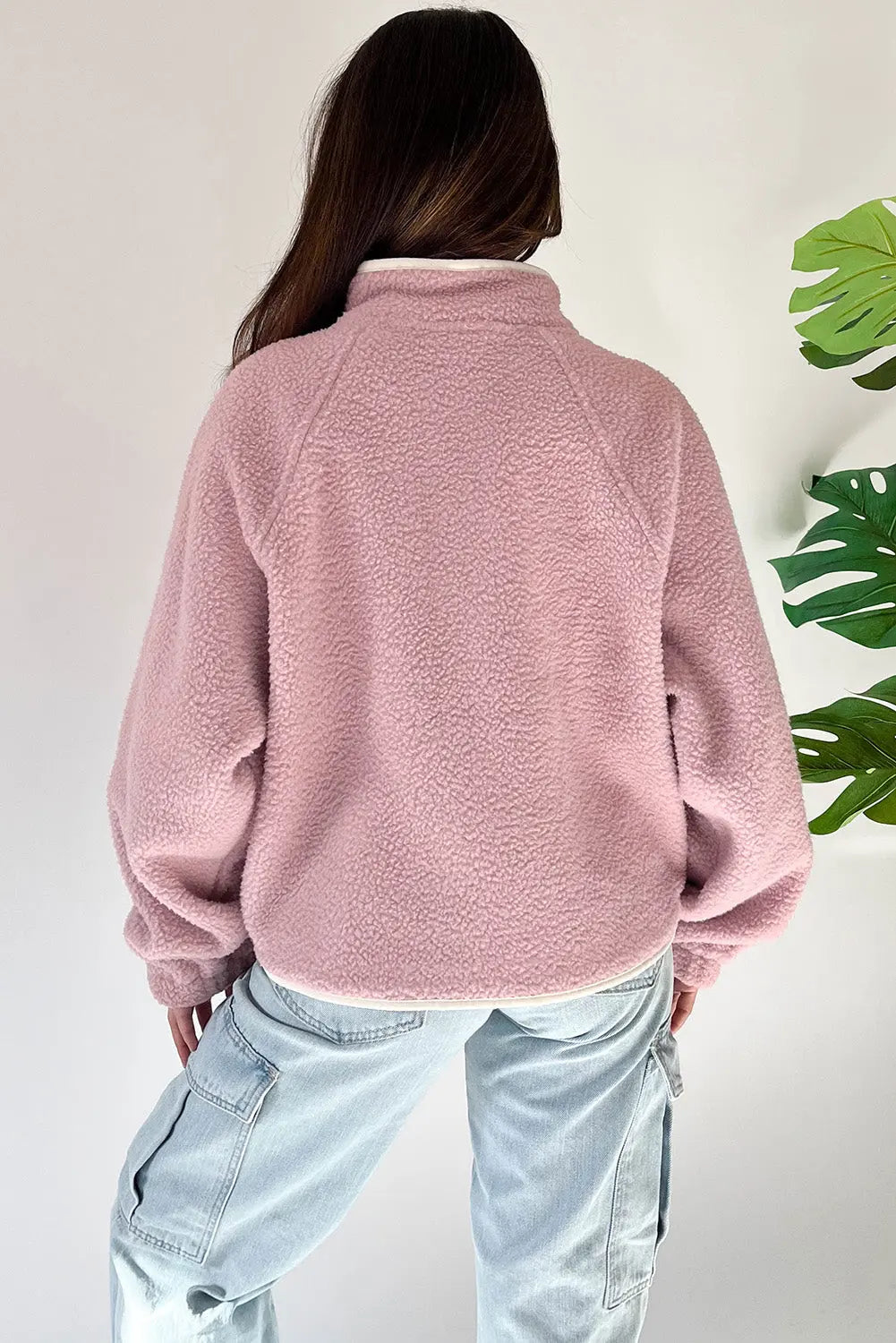 Pink Sherpa Pullover Florida Girl Fashion Boutique