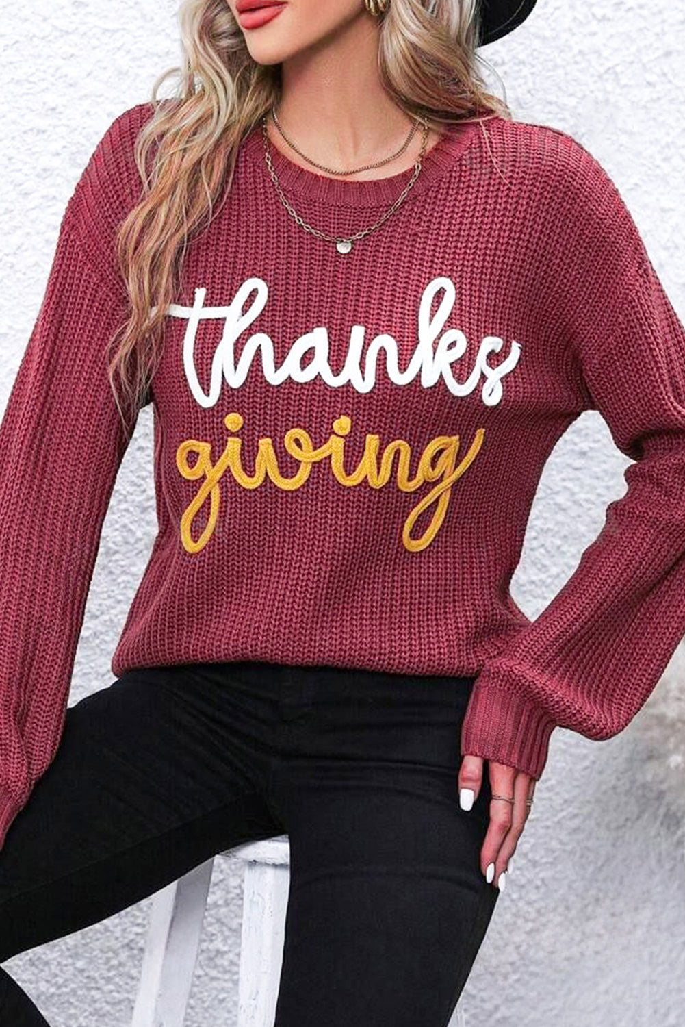 Thanksgiving Knit Sweater Florida Girl Fashion Boutique